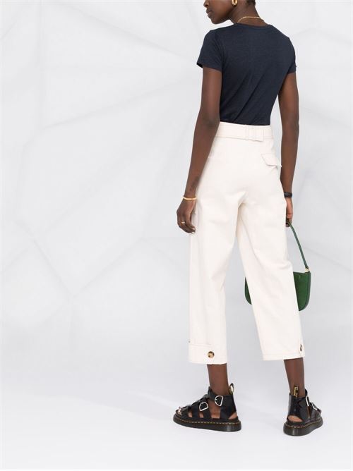 T-shirt donna Majestic Filatures girocollo marine MAJESTIC FILATURES | E26M011FTS162003